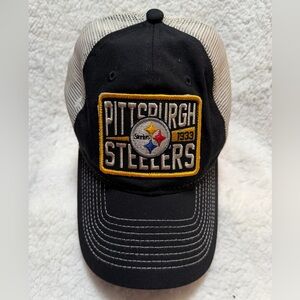 New Era Pittsburgh Steelers Distinct Trucker 9TWENTY Adjustable Snapback Hat